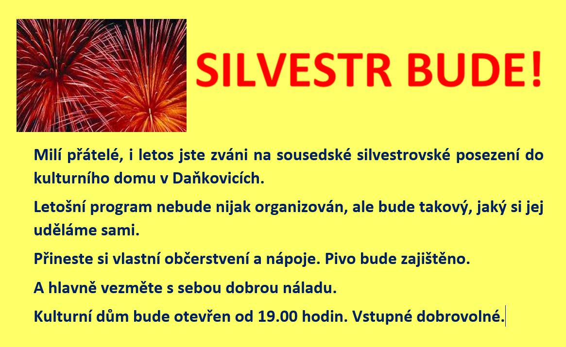 Silvestr, pozvánka